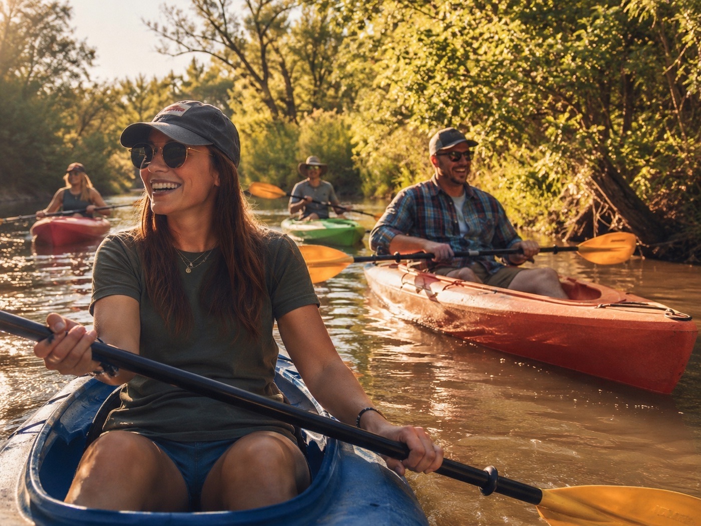 Kayaking the Verde River near Sedona AZ